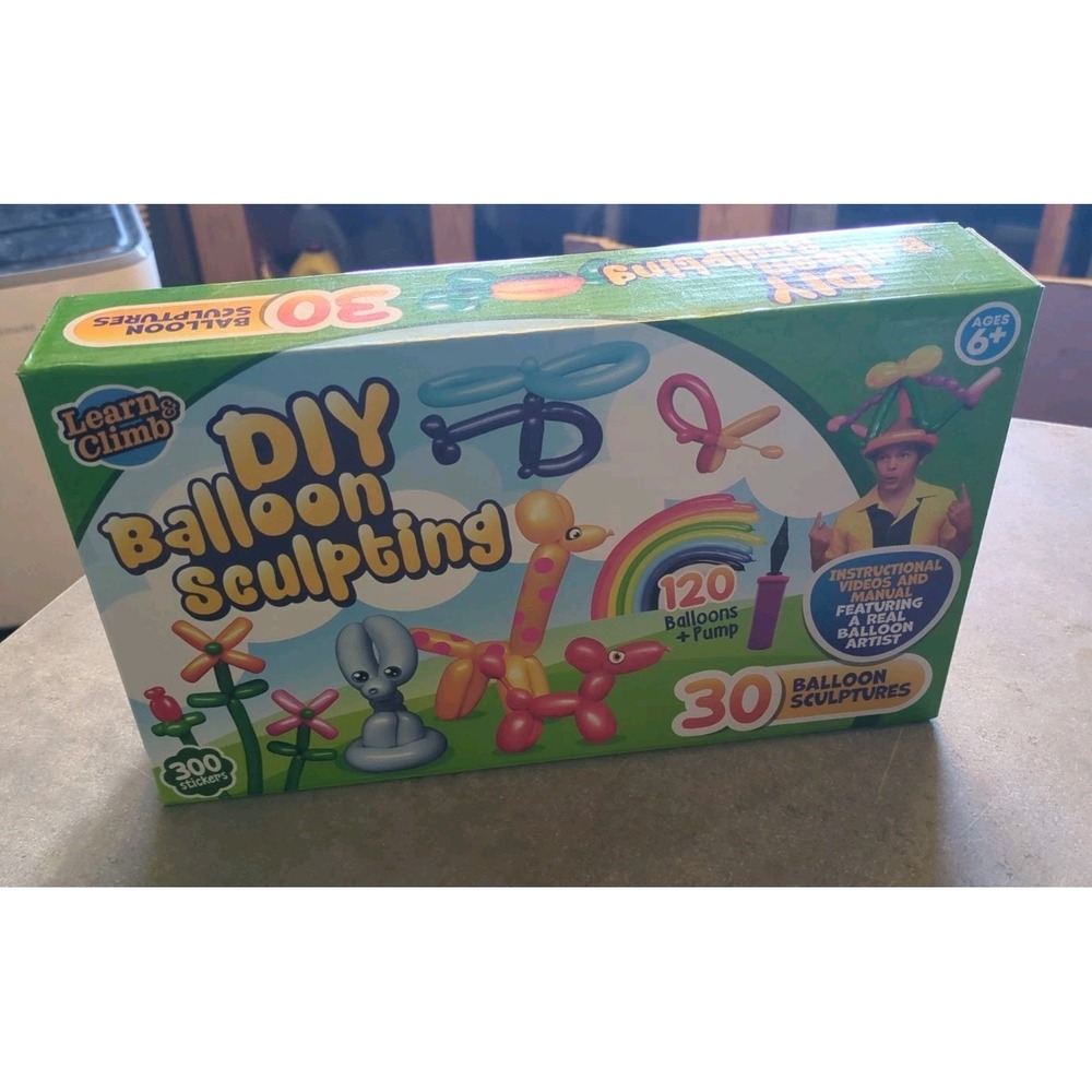 Learn & Climb DIY Balloon Animal 2.36 x 12.13 x 7.17 inches, Assorted colors